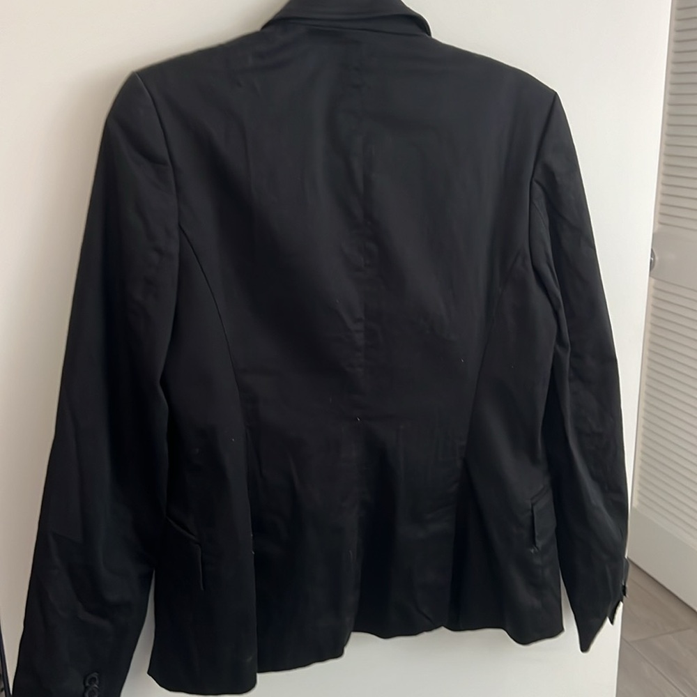 Zara Basic Cotton Black Jacket L - image 6